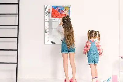 Tablica suchościeralna magnetyczna dekoracyjna lista