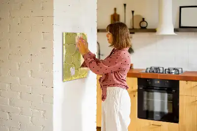 Tablica suchościeralna magnetyczna z motywem plasterków cytryny