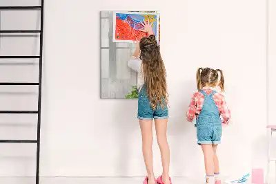 Tablica suchościeralna magnetyczna z motywem warzyw na drewnie
