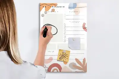 Tablica magnetyczna suchościeralna planer dzienny