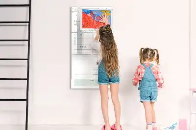Tablica suchościeralna magnetyczna plan dnia