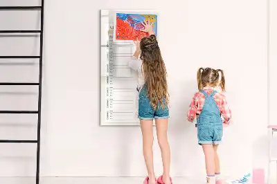 Tablica magnetyczna suchościeralna z tygodniowym planem posiłków