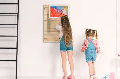 Tablica suchościeralna magnetyczna w kolorze jasnych desek