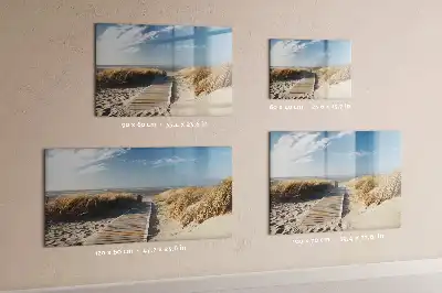Tablica magnetyczna z pisakiem z motywem widoku na plażę