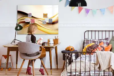 Tablica magnetyczna z pisakiem wzór abstrakcja fali