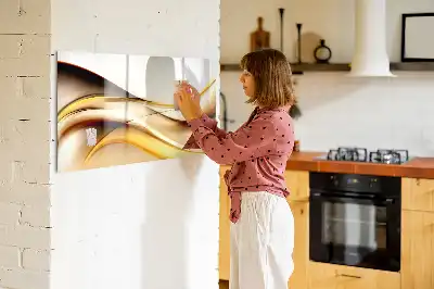 Tablica magnetyczna z pisakiem wzór abstrakcja fali