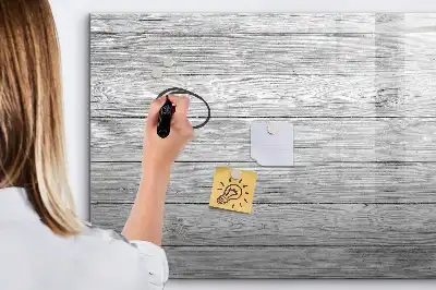 Tablica magnetyczna z pisakiem w formie paneli drewnianych