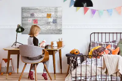 Tablica magnetyczna z pisakiem w formie paneli drewnianych