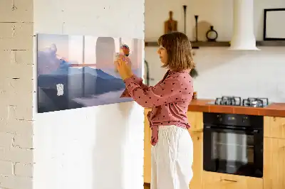 Tablica magnetyczna do pisania z motywem pięknego krajobrazu