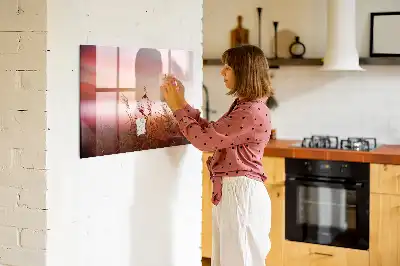 Tablica magnetyczna wzór mglisty poranek