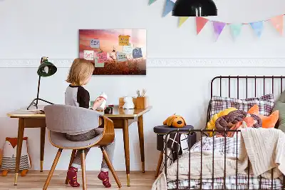 Tablica magnetyczna wzór mglisty poranek
