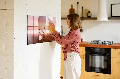 Tablica magnetyczna wzór mglisty poranek