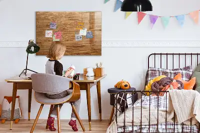 Tablica magnetyczna do pisania w kolorze jasnego drewna