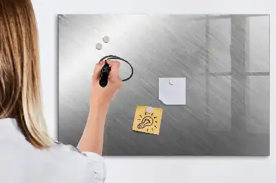 Tablica magnetyczna do pisania w wersji z metalowej ściany