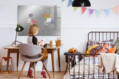 Tablica magnetyczna do pisania w wersji z metalowej ściany