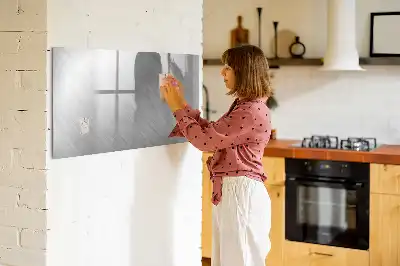 Tablica magnetyczna do pisania w wersji z metalowej ściany