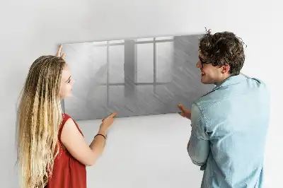 Tablica magnetyczna do pisania w wersji z metalowej ściany
