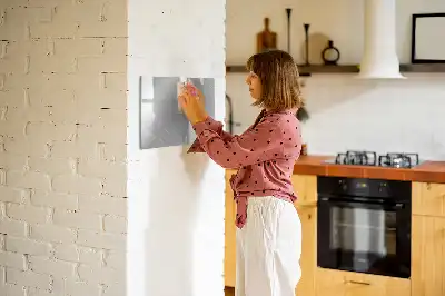 Tablica magnetyczna do pisania w wersji z metalowej ściany