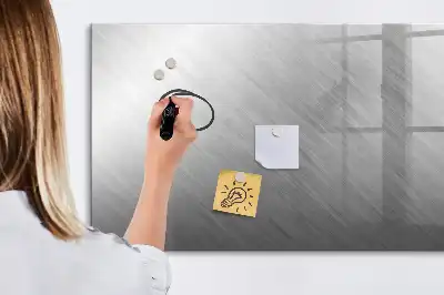 Tablica magnetyczna do pisania w wersji z metalowej ściany