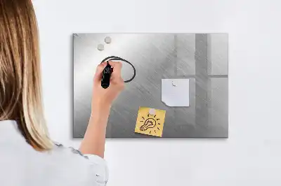 Tablica magnetyczna do pisania w wersji z metalowej ściany