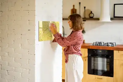 Tablica magnetyczna z pisakiem wzór w plasterki cytryny