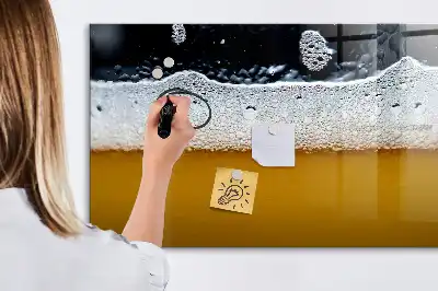 Tablica magnetyczna do pisania w kształcie kufla piwa
