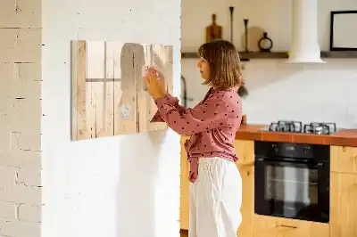 Tablica magnetyczna do pisania z drewnianą ramą