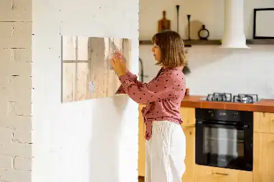 Tablica magnetyczna do pisania z drewnianą ramą