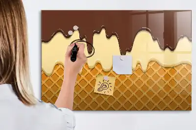 Tablica magnetyczna z pisakiem wzór lody