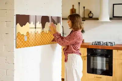 Tablica magnetyczna z pisakiem wzór lody