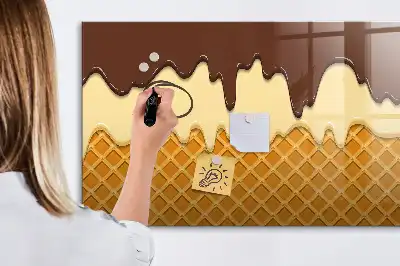 Tablica magnetyczna z pisakiem wzór lody