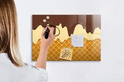 Tablica magnetyczna z pisakiem wzór lody