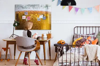 Tablica magnetyczna do pisania z motywem kufla piwa