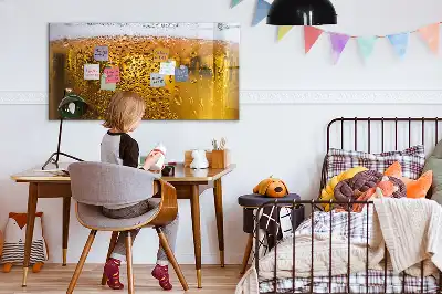 Tablica magnetyczna do pisania z motywem kufla piwa