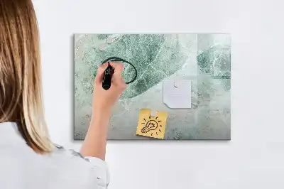 Tablica magnetyczna z pisakiem z marmurową powierzchnią