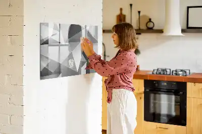 Tablica magnetyczna z pisakiem wzór abstrakcja 3D