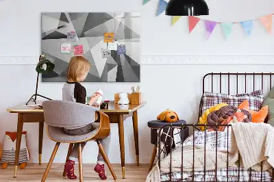 Tablica magnetyczna z pisakiem wzór abstrakcja 3D