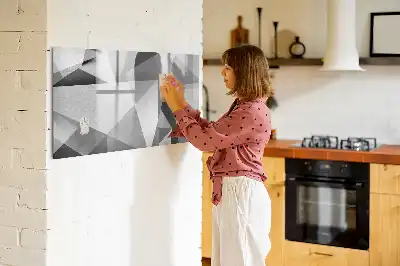 Tablica magnetyczna z pisakiem wzór abstrakcja 3D