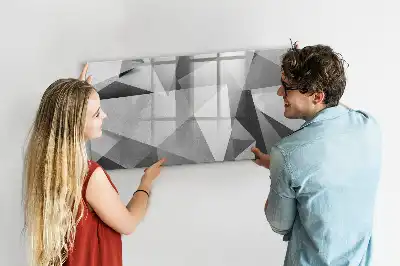 Tablica magnetyczna z pisakiem wzór abstrakcja 3D