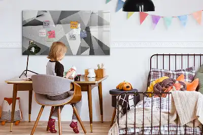 Tablica magnetyczna z pisakiem wzór abstrakcja 3D