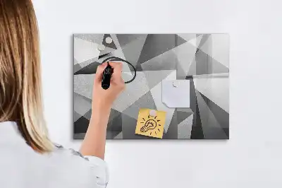 Tablica magnetyczna z pisakiem wzór abstrakcja 3D