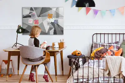 Tablica magnetyczna z pisakiem wzór abstrakcja 3D