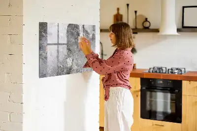 Tablica magnetyczna do pisania z marmurowym wzorem
