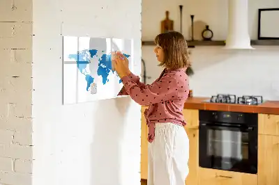 Tablica magnetyczna do pisania wzór mapa świata