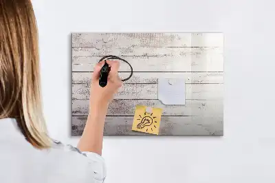 Tablica magnetyczna do pisania wzór drewnianych desek