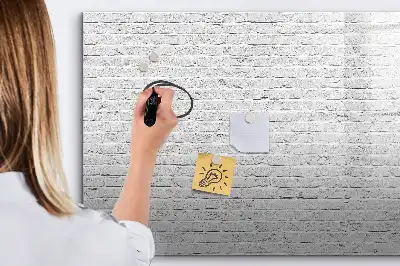 Tablica magnetyczna do pisania wzór ceglana ściana