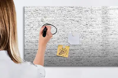 Tablica magnetyczna do pisania wzór ceglana ściana