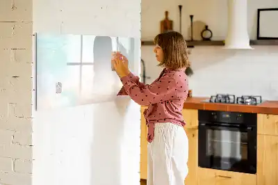 Tablica magnetyczna do pisania z motywem akwarelowego marmuru