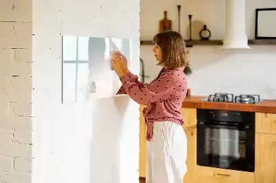 Tablica magnetyczna do pisania z motywem akwarelowego marmuru