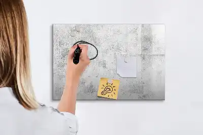 Tablica magnetyczna do pisania z motywem ściany betonowej